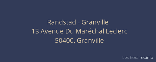 Randstad - Granville