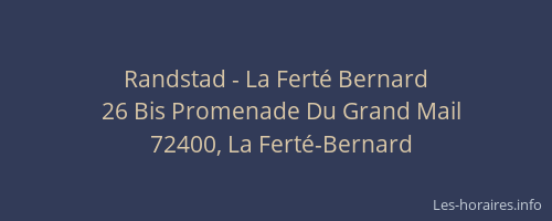 Randstad - La Ferté Bernard