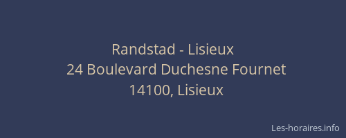 Randstad - Lisieux