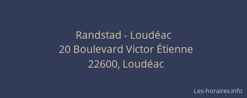 Randstad - Loudéac