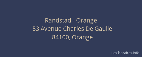 Randstad - Orange