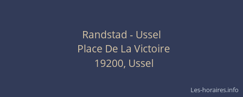 Randstad - Ussel