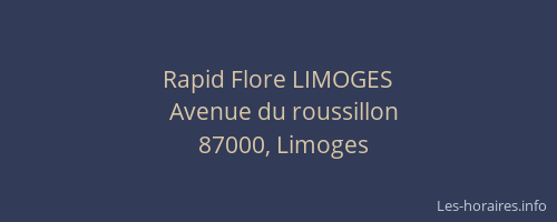 Rapid Flore LIMOGES