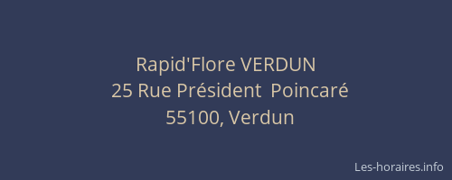 Rapid'Flore VERDUN