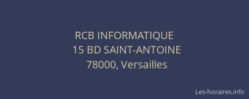 RCB INFORMATIQUE