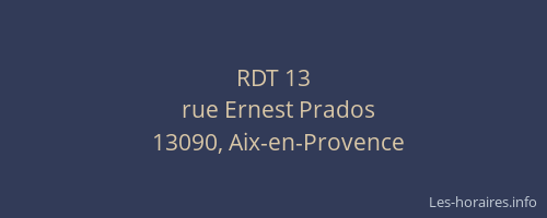 RDT 13