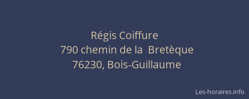 Régis Coiffure
