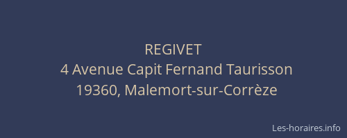 REGIVET