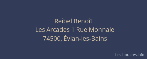 Reibel Benoît