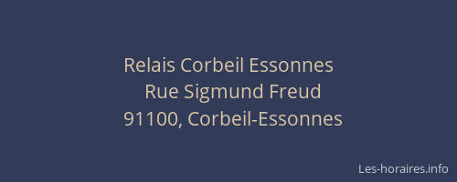 Relais Corbeil Essonnes