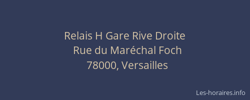 Relais H Gare Rive Droite