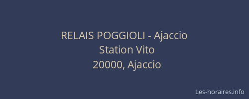 RELAIS POGGIOLI - Ajaccio