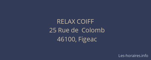RELAX COIFF
