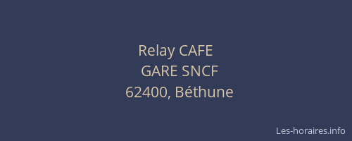 Relay CAFE