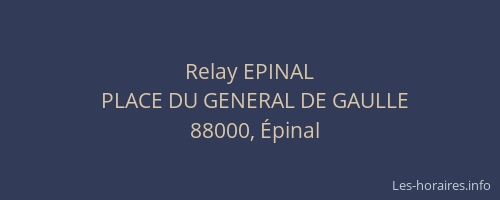 Relay EPINAL