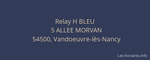 Relay H BLEU