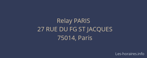 Relay PARIS