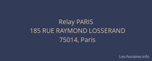 Relay PARIS