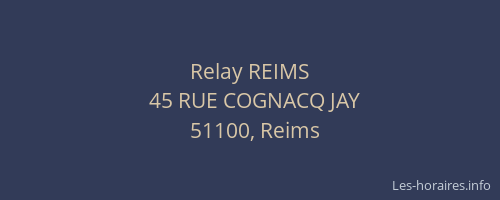 Relay REIMS