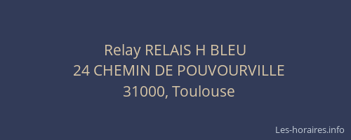 Relay RELAIS H BLEU