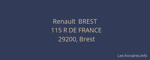 Renault  BREST