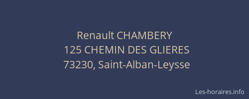 Renault CHAMBERY