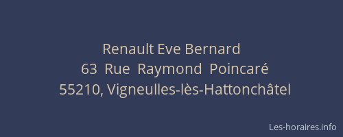 Renault Eve Bernard