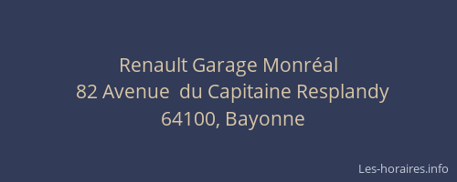 Renault Garage Monréal