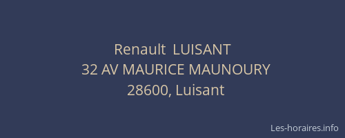 Renault  LUISANT