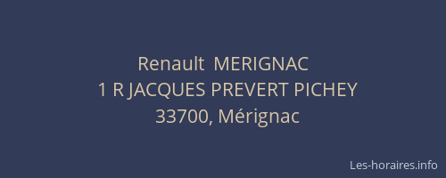 Renault  MERIGNAC