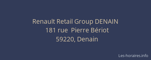 Renault Retail Group DENAIN