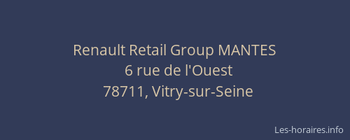Renault Retail Group MANTES