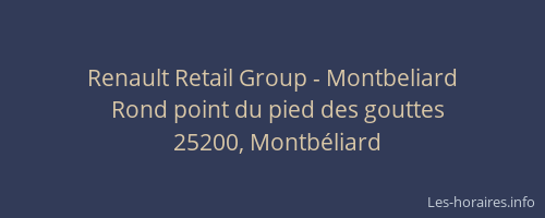 Renault Retail Group - Montbeliard