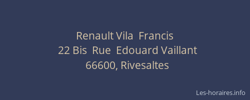 Renault Vila  Francis