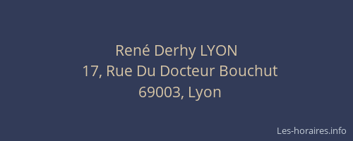 René Derhy LYON