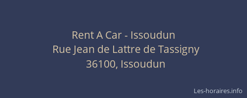 Rent A Car - Issoudun