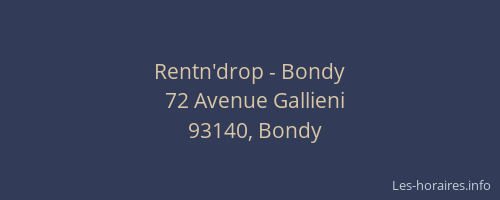 Rentn'drop - Bondy