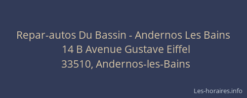 Repar-autos Du Bassin - Andernos Les Bains