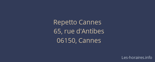 Repetto Cannes
