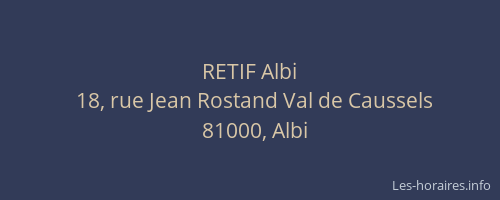 RETIF Albi