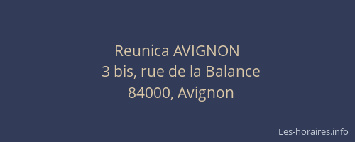 Reunica AVIGNON