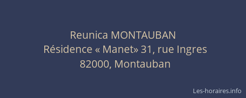 Reunica MONTAUBAN