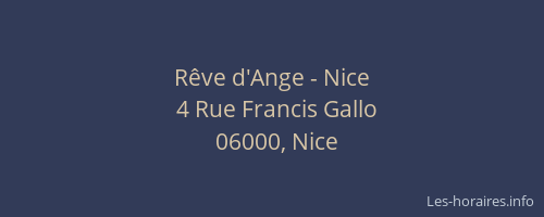 Rêve d'Ange - Nice