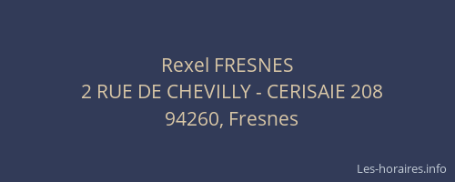 Rexel FRESNES