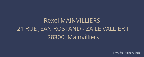 Rexel MAINVILLIERS