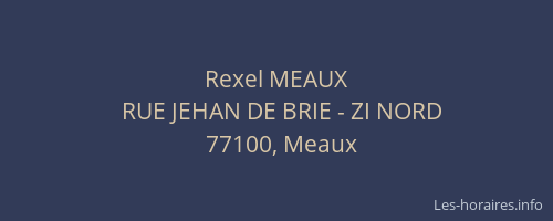 Rexel MEAUX