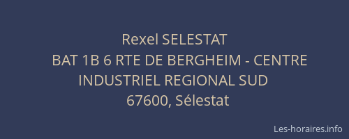Rexel SELESTAT