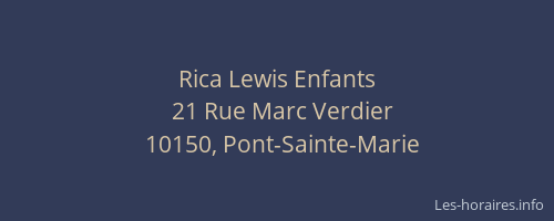 Rica Lewis Enfants