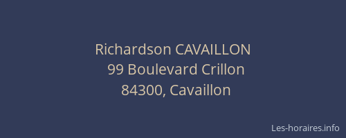 Richardson CAVAILLON