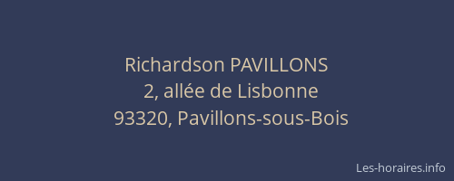 Richardson PAVILLONS